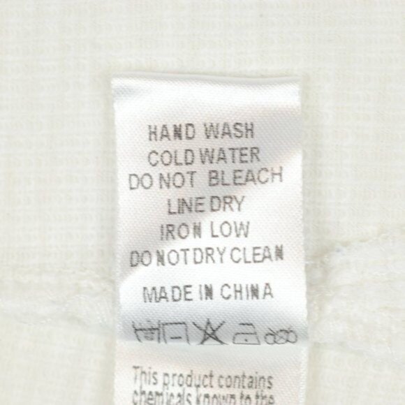 Promesa Ready Set Women’s Small White V-Neck Short Sleeve Knit Popover Blouse - Picture 8 of 8